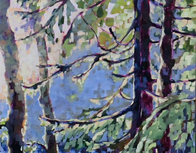 landscape painting, west coast art, westcoast artist, Canadian art, Dominique Walker